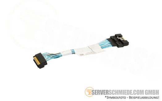 Fujitsu 11cm SAS Kabel cable 1x SFF-8654 gerade to 1x SFF-8654 gerade RX2530 M7 CA05973-8244