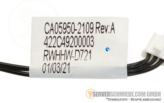 Fujitsu 13cm OOB Signal Kabel cable 1x 3-pin gerade to 1x 3-pin gerade RX2530 M6 CA05950-2109