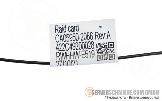 Fujitsu 15cm Data HDD Activity Kabel cable internal RAID Riser 1x 2-pin gerade to 1x 4-pin gerade RX2540 M6 CA05950-2086