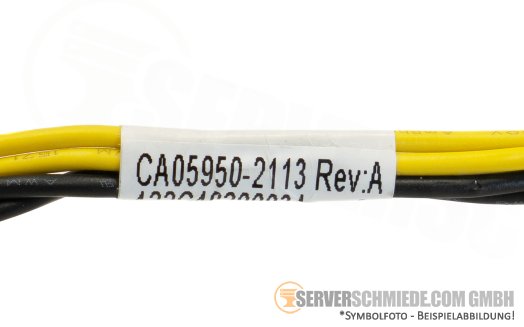 Fujitsu 15cm Expander Power Kabel cable 1x 4-pin gerade to 1x 6-pin gerade RX2530 M6 CA05950-2113