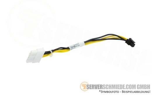 Fujitsu 15cm Expander Power Kabel cable 1x 4-pin gerade to 1x 6-pin gerade RX2530 M6 CA05950-2113