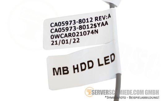 Fujitsu 15cm HDD LED Kabel cable 1x 3-pin gerade to 1x 2-pin gerade TX1320 M5 CA05973-8012