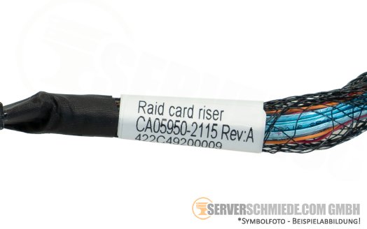 Fujitsu 15cm Internal RAID Riser Kabel cable 1x SFF-8654 gerade to 1x SFF-8654 gerade RX2540 M6 CA05950-2115
