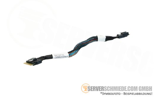 Fujitsu 15cm Internal RAID Riser Kabel cable 1x SFF-8654 gerade to 1x SFF-8654 gerade RX2540 M6 CA05950-2115