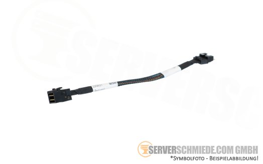 Fujitsu 15cm SAS Kabel cable internal RAID Card 1x SFF-8654 4i gerade to 1x SFF-8643 gerade RX2540 M6 CA05950-2118