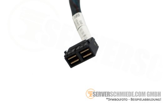Fujitsu 15cm SAS Kabel internal RAID Card 1x SFF-8654 gerade to 2x SFF-8643 (double) gerade RX2540 M7 CA05973-8328