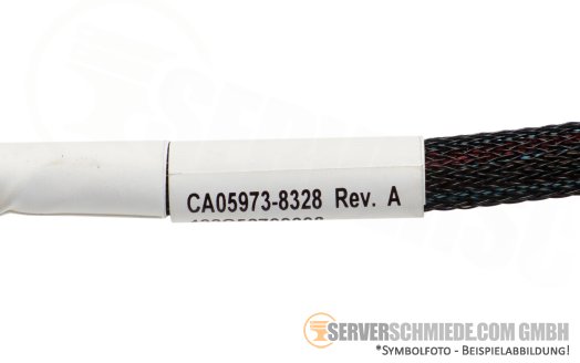 Fujitsu 15cm SAS Kabel internal RAID Card 1x SFF-8654 gerade to 2x SFF-8643 (double) gerade RX2540 M7 CA05973-8328