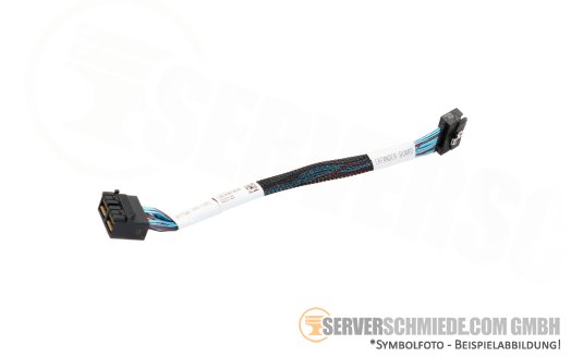 Fujitsu 15cm SAS Kabel internal RAID Card 1x SFF-8654 gerade to 2x SFF-8643 (double) gerade RX2540 M7 CA05973-8328