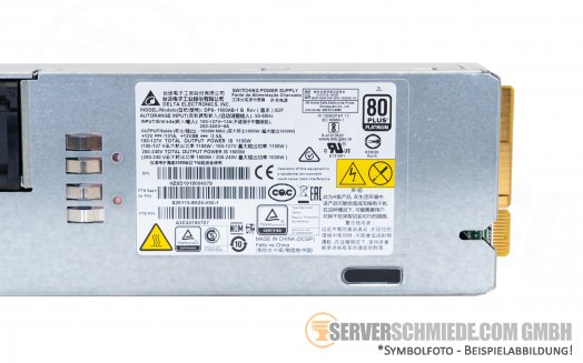 Fujitsu 1600W 80 Plus Platinum PSU Netzteil RX4770 M5 A3C40195707 S26113-E625-V50-1 DPS-1600AB-1