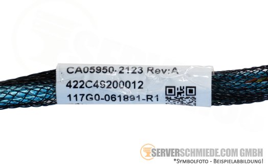 Fujitsu 18cm SAS Kabel cable Expander board 1x SFF-8654 4i gerade to 1x SFF-8654 4i gerade RX2540 M6 CA05950-2123