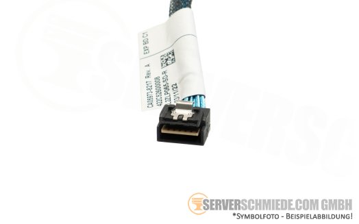 Fujitsu 21cm SAS Kabel cable 1x SFF-8654 4i gerade to 1x SFF-8654 4i winkel RX2530 M7 CA05973-8217