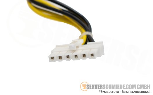 Fujitsu 22cm Backplane Power Kabel cable 1x 6-pin gerade to 1x 6-pin gerade RX2540 M6 CA05950-2112