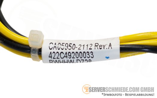 Fujitsu 22cm Backplane Power Kabel cable 1x 6-pin gerade to 1x 6-pin gerade RX2540 M6 CA05950-2112