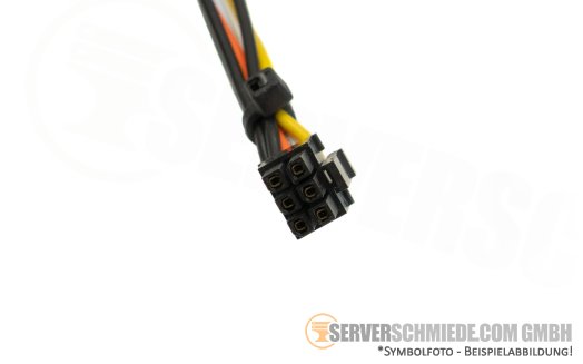Fujitsu 23cm Power Kabel cable internal RAID Riser 1x 6-pin gerade to 1x 6-pin gerade RX2530 M7 CA05973-8215