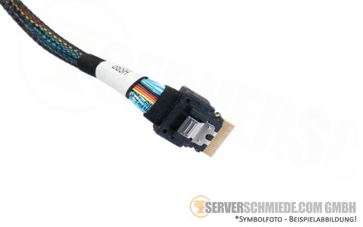 Fujitsu 23cm SAS Kabel cable Expander board 1x SFF-8654 4i gerade to 1x SFF-8654 4i gerade RX2540 M6 CA05950-2122