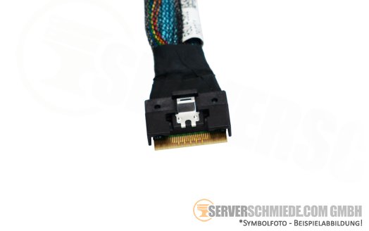 Fujitsu 25 / 15cm SAS Kabel cable RAID card 1x SFF-8654 8i gerade to 2x SFF-8654 4i gerade RX2540 M6 CA05950-2301