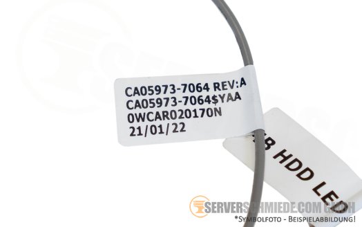 Fujitsu 25cm HDD LED Kabel cable 1x 3-pin gerade to 2x 2-pin gerade TX1320 M5 CA05973-7064