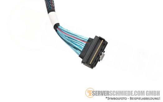 Fujitsu 25cm Internal RAID Riser Kabel cable 1x SFF-8654 gerade to 1x SFF-8654 winkel RX2530 M6 CA05950-2059