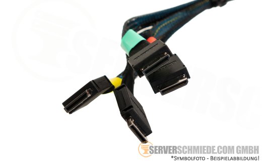 Fujitsu 25cm RX2540 M4 M5  OCuLink Kabel Kit 4x Oculink SFF-8611 to 4x OCuLink   SFF-8611 A3C40206939 T26139-Y4050-V9