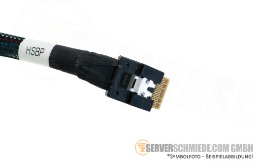 Fujitsu 25cm SAS Kabel cable 1x SFF-8654 4i gerade to 1x SFF-8643 gerade RX2540 M6 CA05950-2127