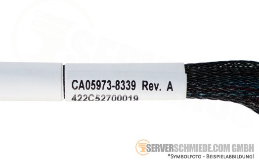 Fujitsu 28cm SAS Kabel cable 1x SFF-8654 4i gerade to 1x SFF-8643 gerade RX2540 M7 CA05973-8339