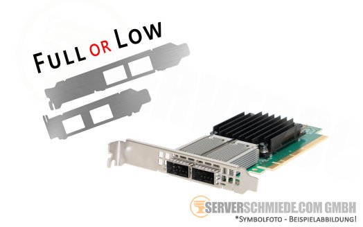 Fujitsu 2x 100GbE QSFP28 EDR IB HCA Network Controller PCIe 16x CA05950-1583 A3C40184479