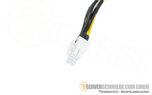 Fujitsu 30cm GPU Power Kabel cable 1x 8-pin EPS gerade to 2x 6+2-pin PCIe gerade RX2540 M6 CA05950-2139