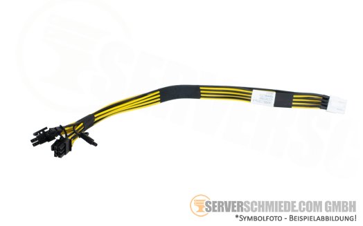 Fujitsu 30cm GPU Power Kabel cable 1x 8-pin EPS gerade to 2x 6+2-pin PCIe gerade RX2540 M6 CA05950-2139