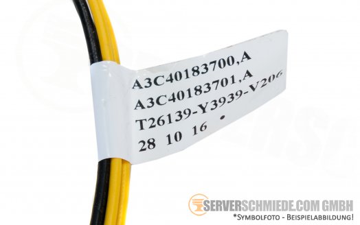 Fujitsu 30cm Power Kabel 1x 6pin 1x 4pin A3C40183700