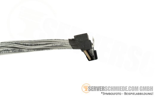 Fujitsu 30cm SAS Kabel cable 1x SFF-8654 gerade to 1x SFF-8654 winkel RX2530 M7 CA05973-8220
