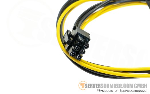 Fujitsu 36 / 44cm GPU Power Kabel cable 1x 6-pin gerade to 1x 8-pin + 1x 6-pin PCIe gerade A3C40202134