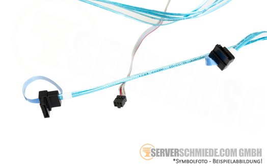 Fujitsu 40 / 75cm HDD kabel 1x SFF-8643 winkel to 4x SATA winkel + 1x 5pin RX2530 M5 T26139-Y4040-V52