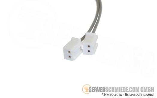 Fujitsu 40cm Signal Kabel cable EPxxxi 1x 4-pin gerade to 2x 2-pin gerade RX2530 M5 A3C40207207