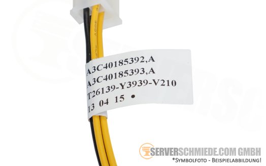 Fujitsu 45cm Backplane Power Kabel cable 4x NVMe 1x 4-pin to 1x 6-pin RX2540 M4 M5 T26139-Y3939-V210