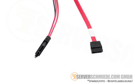 Fujitsu 48 / 97cm SATA ODD Power Kabel cable 1x SATA gerade + 1x 2-pin gerade to 1x SATA 13-pin RX2540 M7 CA05973-8360