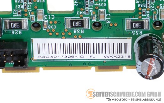 Fujitsu 4x 2,5 SFF NVMe PCIe Backplane 4x SFF-8643 RX2540 M1 M2 A3C40173264