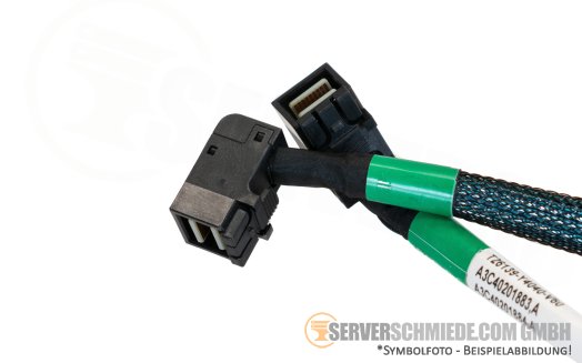 Fujitsu 55cm  SAS Kabel 1x SFF-8643 winkel --1x SFF-8643 winkel  A3C40201883 T26139-Y4040-V60