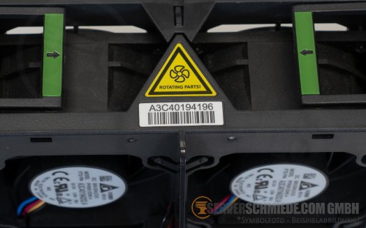 Fujitsu 6x Chassis Fan Lüfter Gehäuselüfter Kit incl. cage RX2540 M4 A3C40194196