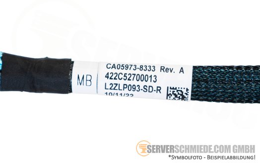 Fujitsu 75cm SAS Kabel 2x SFF-8654 Slim 4i gerade to 2x SFF-8643  gerade RX2540 M7 EP540i CA05973-8333