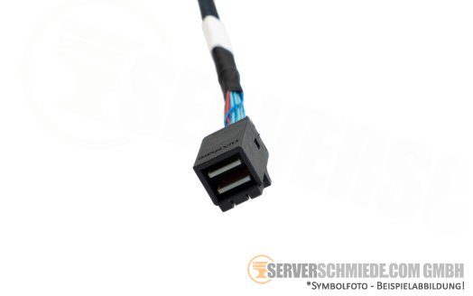 Fujitsu 75cm SAS Kabel cable 1x SFF-8654 4i gerade to 1x SFF-8643 gerade RX2540 M7 CA05973-8343