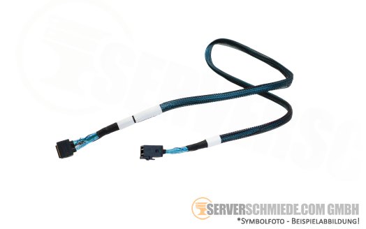 Fujitsu 75cm SAS Kabel cable 1x SFF-8654 4i gerade to 1x SFF-8643 gerade RX2540 M7 CA05973-8343