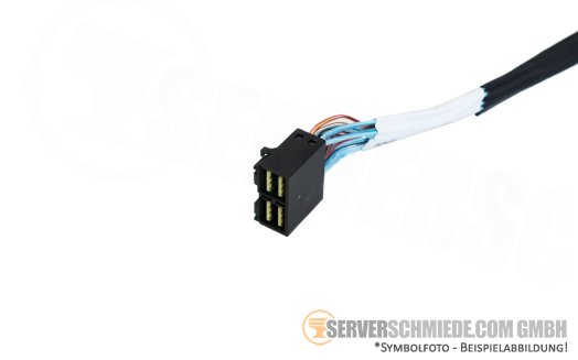 Fujitsu 75cm SAS/NVMe Kabel 1x double SFF-8643 gerade to 1x SFF-8654 Slim 4i 60cm gerade 1x SFF-8654 Slim 4i 75cm gerade CA05950-2121