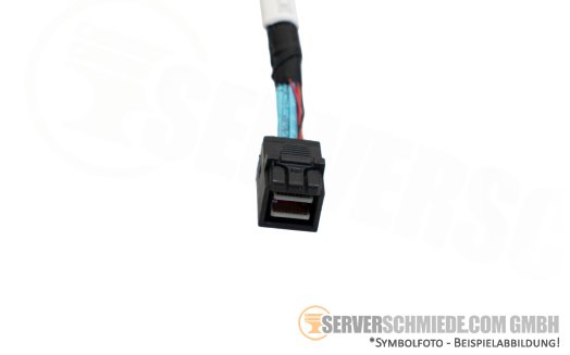 Fujitsu 77cm SAS Kabel cable 1x SFF-8654 4i gerade to 1x SFF-8643 gerade RX2540 M7 CA05973-8341