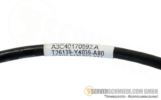 Fujitsu 78cm RDX USB Kabel cable 1x USB 3.0 Typ A to 1x USB 3.0 Typ B T26139-Y4039-A80