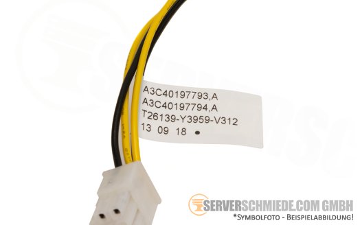 Fujitsu 80cm GPU Powerkabel 1x ATX-12V 4-pin to 1x PCIe 6-pin A3C40197793