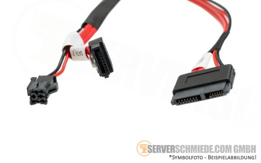 Fujitsu 88cm SATA ODD Kabel cable 1x SATA Slimline 13-pol gerade to 1x SATA + 1x 2-pin Power gerade RX2540 M6 CA05950-2143