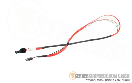 Fujitsu 88cm SATA ODD Kabel cable 1x SATA Slimline 13-pol gerade to 1x SATA + 1x 2-pin Power gerade RX2540 M6 CA05950-2143