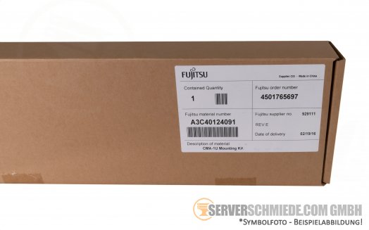 Fujitsu CMA Mounting Kit CMA-1U/2U for RMK-F1/F2 Drop-in A3C40124091