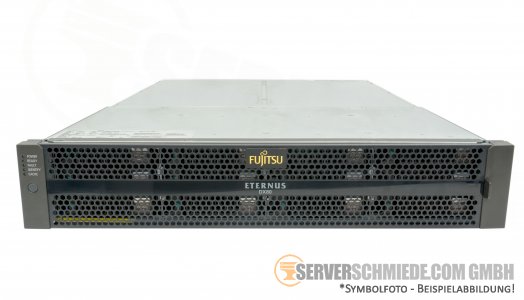 Fujitsu ETERNUS DX90 SAN 24TB Raid Storage FC 8Gb Fibre Channel (Raid 0, 1, 10, 5, 6, 50) 12x 3,5" 2TB LFF HotSwap HDD Bay