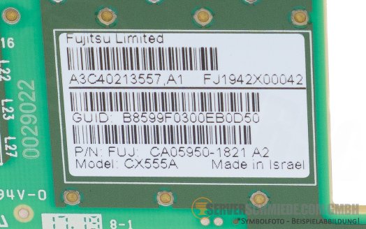 Fujitsu Mellanox ConnectX-5 CX555A 1x 100Gb QSFP28 Infiniband Network Controller PCIe 3.0 x16